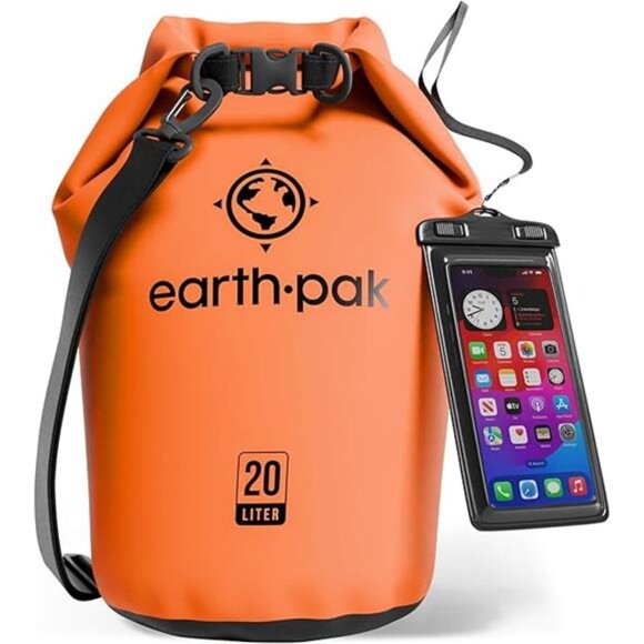 Waterproof Dry Bag - Roll Top Waterproof Backpack Sack Keeps Gear Dry for Kayak - Picture 7 of 7